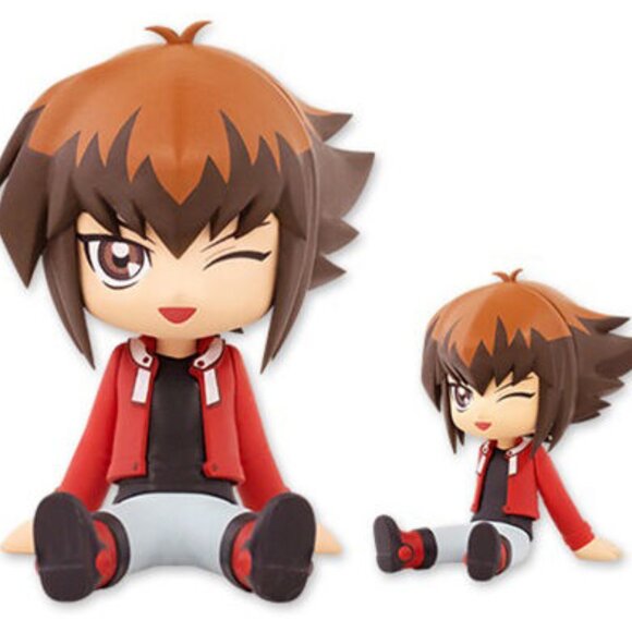 New SK Japan Petatto Osuwari Yu Gi Oh Yuki Judai Figure Japan 6cm - Picture 1 of 4